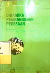 Image of Dinamika Pembangunan Pedesaan