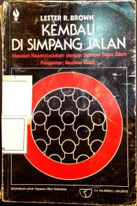 Image of Kembali di Simpang Jalan : Masalah Kependudukan dengan Sumber Daya Alam