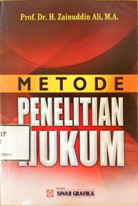 Image of Metode penelitian hukum