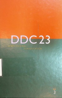 Image of Dewey decimal classification and relative index: volume 3